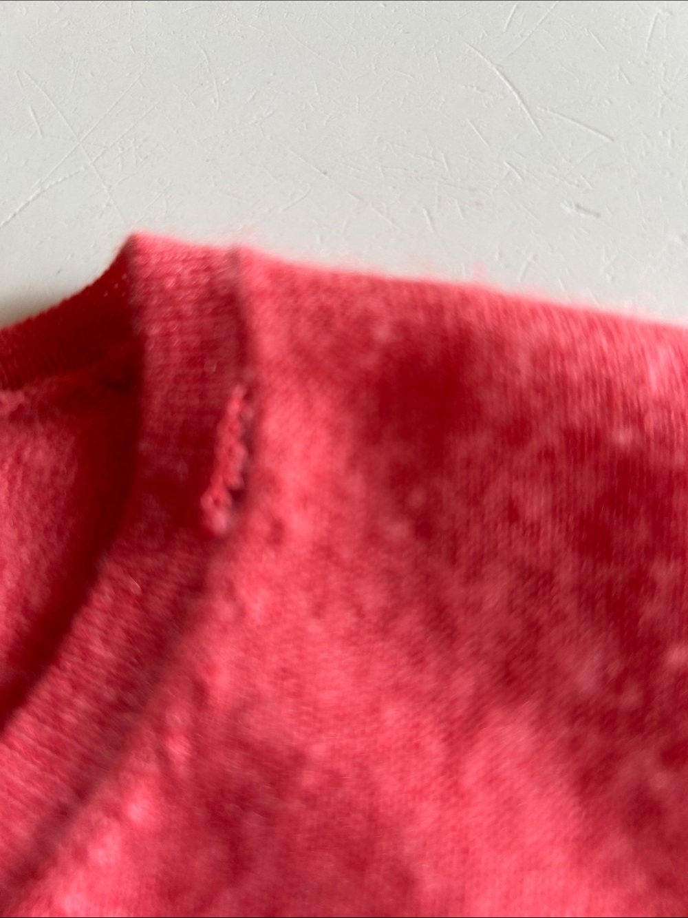 Vintage TSE Coral Cashmere Button-Front Crewneck Cardigan, Women's Medium - Picture 8 of 8